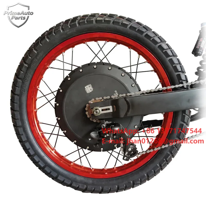 12000W Electric Motorcycle Hub Motor - ชุดแปลงมอเตอร์ไซค์/จักรยานไฟฟ้า QS273 พร้อมมอเตอร์ฮับ 8000W/12000W/15000W ใช้พลังงานจากแบตเตอรี่ลิเธียม พร้อมจอแสดงผล