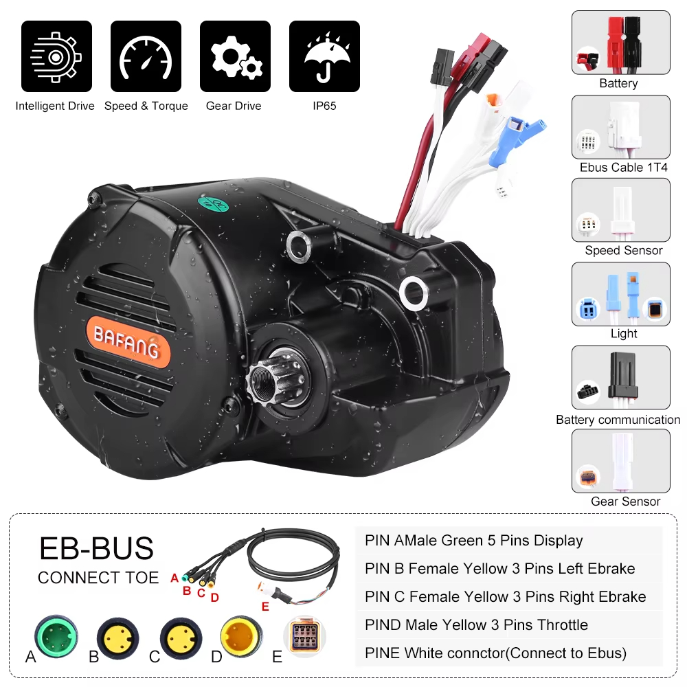 ชุดแปลงมอเตอร์ขับกลางสำหรับจัก - Mid Drive Conversion Kit 1000W บทวิจารณ์และราคา